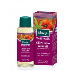 Kneipp Massageolie Lykkeligt pusterum - 100 ml.