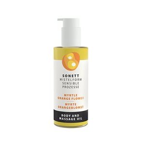 Sonett Krops og Massageolie med Myrte, kologisk - 145 ml.