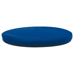 Rund siddepude med PU lderbetrk og skridsikker underside