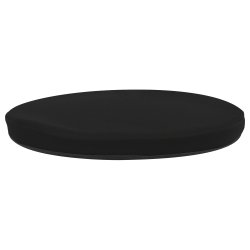 Rund siddepude med PU lderbetrk og skridsikker underside