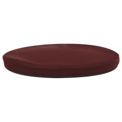 Rund siddepude med PU lderbetrk og skridsikker underside