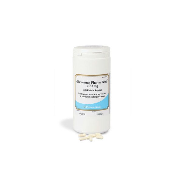 Glucosamin Pharma Nord 400 mg - 1000 kapsler
