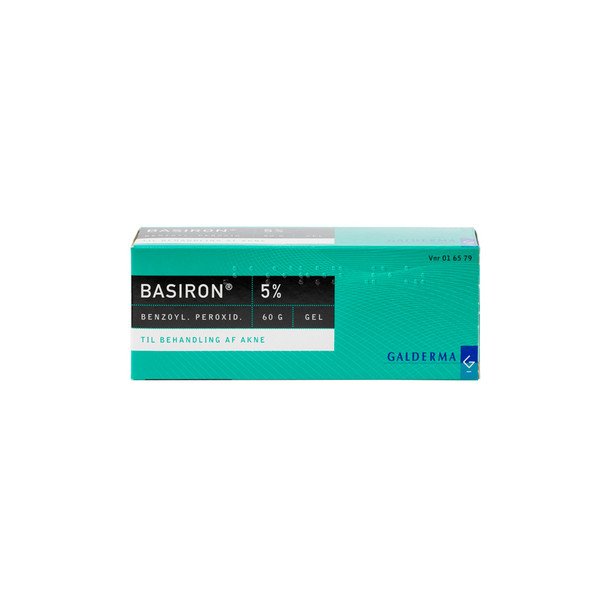 Basiron Gel 5% - Til behandling af akne - 60 g