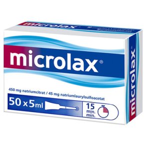 Microlax Rektalvæske - 50x5ml