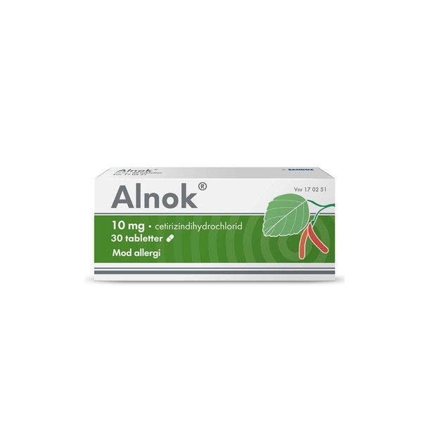 Alnok mod allergi Tabletter 10 mg - 30 stk