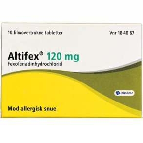 Altifex 120 mg - 10 stk.