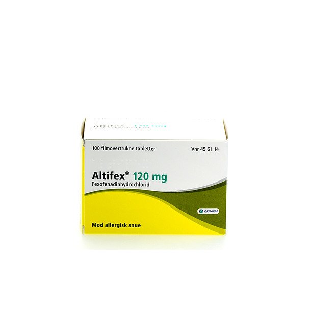Altifex 120 mg 10 stk. allergisk snue