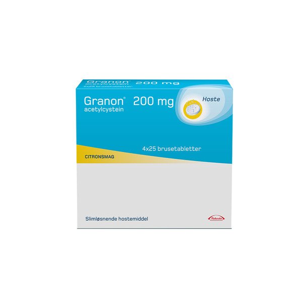 Granon 200 mg - 4 x 25 stk. - Citronsmag