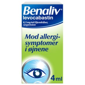 Benaliv øjendråber 0,5 mg/ml - 4 ml