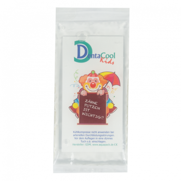 DentaCool Kids Kle Gelekompres med klovnemotiv - Genanvendelig