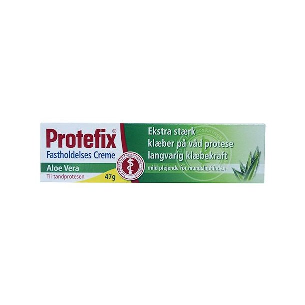 Protefix Aloe Vera - Fastholdelsescreme til tandprotesen - 47 gr.