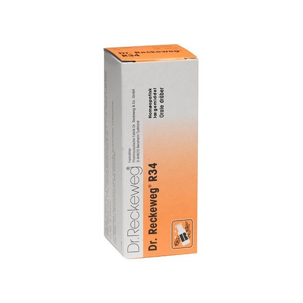 Dr. Reckeweg R 34 - Orale drber - 50 ml.