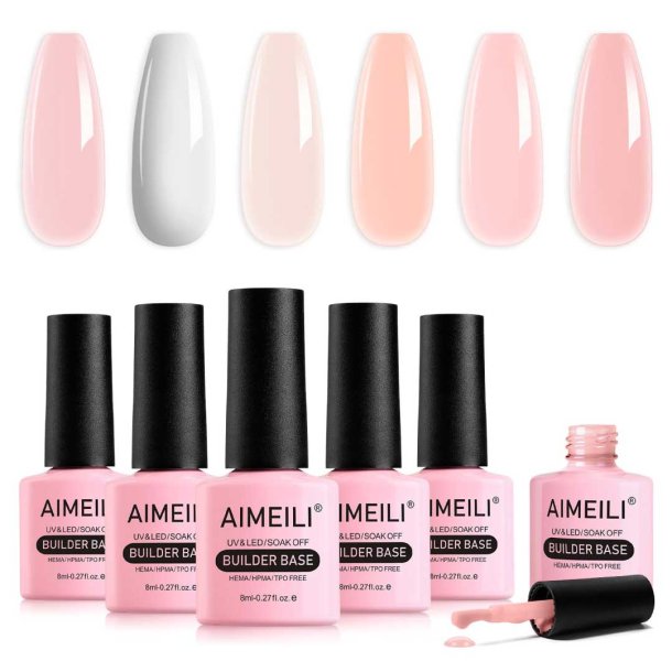 Aimeili Gel neglelak st - 6 stk.