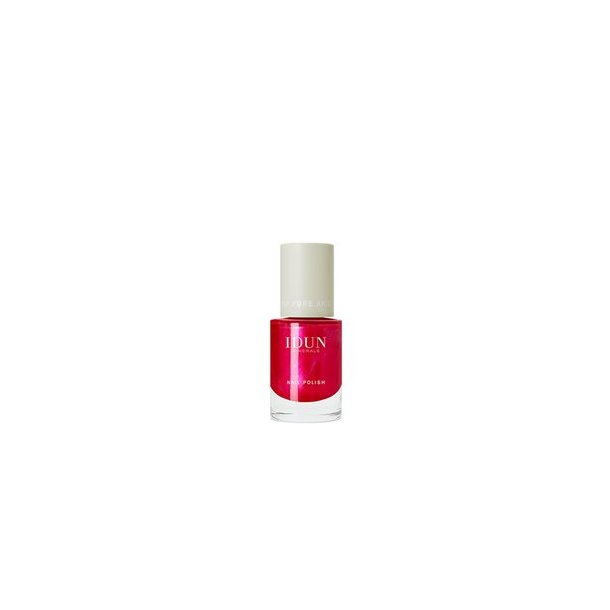 IDUN Minerals Nail Polish Cinnober 3505, Vegansk - 11 ml. 