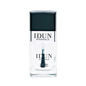 IDUN Minerals Nail Polish, Hurtigtrrende Top Coat 3521, Vegansk - 11 ml. 