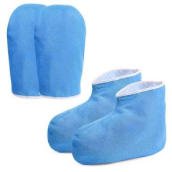 Frottsko og handsker til paraffinbehandling - 1 st