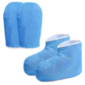 Frottsko og handsker til paraffinbehandling - 1 st