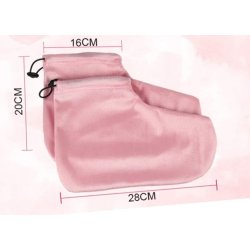 Paraffinstvler med elastisk bning i bldt frott - 2 stk.