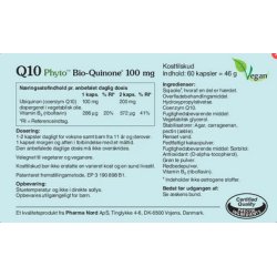 Pharma Nord Q10 Phyto Bio-Quinone 100 mg - 60 kapsler