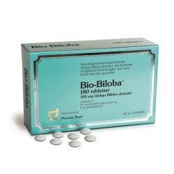 Bio-Biloba - 100 mg. Ginkgo Biloba ekstrakt - 180 stk.