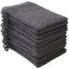 Frott� vaskehandsker 100 % bomuld - gr� 10 stk.