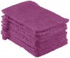 Frott vaskehandsker 100 % bomuld, lilla - 10 stk.