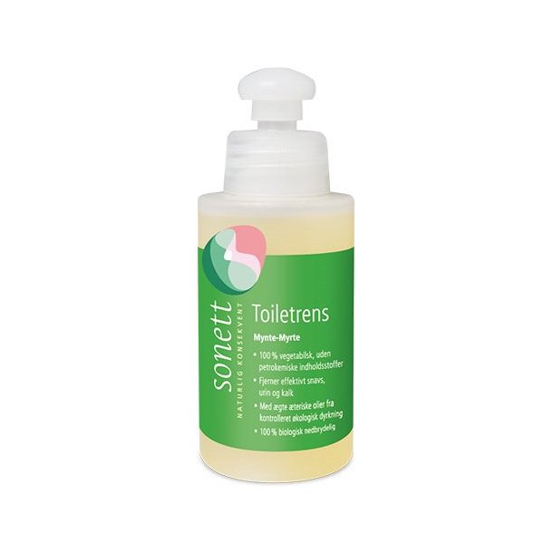 Sonett Toiletrens Mynte-Myrte, kologisk - 120 ml.