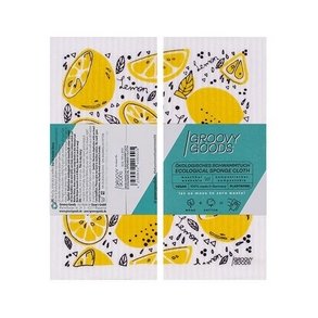 Karklud u. plastik m. citroner - 1 stk.