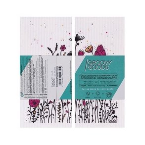 Karklud u. plastik m. blomster  - 1 stk.