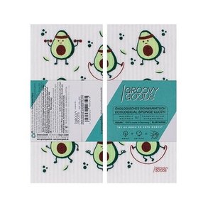 Karklud u. plastik m. avocado - 1 stk.