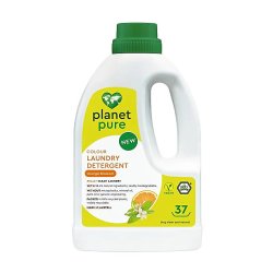 Planet Pure Vaskemiddel til farvet tj med Orange Blossom - kologisk og vegansk - 1,48 liter