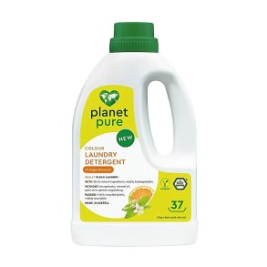 Planet Pure Vaskemiddel til farvet tj med Orange Blossom - kologisk og vegansk - 1,48 liter