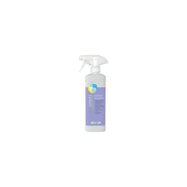 Sonett Overflade- og Glasrens, kologisk - 500 ml.