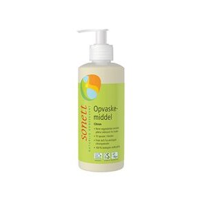 Sonett Opvaskemiddel citron, kologisk - 300 ml.