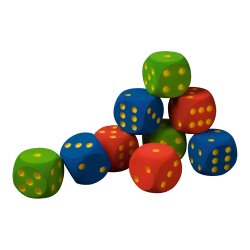 VOLLEY Skumterning - Fs i flere farver - 30x30x30 cm.