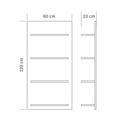 Libero Expo Natural Vghngt Hylde - 60x120 cm. - Neutral