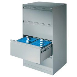 Arkivskab til hngemapper - Dobbelt - 4 skuffer