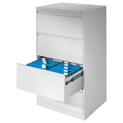 Arkivskab til hngemapper - Dobbelt - 4 skuffer