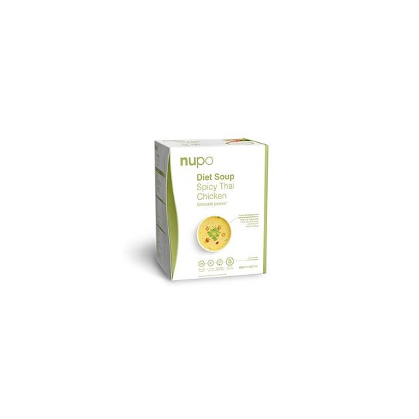 Nupo Soup Spicy thai kylling klassisk suppe - 12 breve