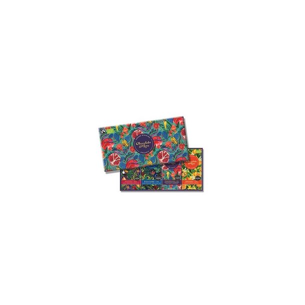 Chocolate and Love Gaveske Chokolade Pomegranate  - 4x80g 