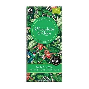 Chocolate and Love Mint 67%  - 80 g.