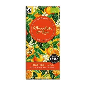 Chocolate and Love Orange 65%  - 80 g.