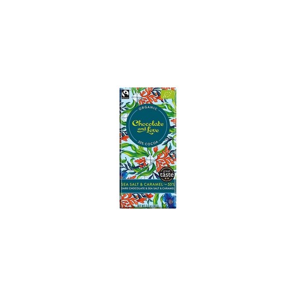 Chocolate and Love Sea Salt 55%  - 80 g.