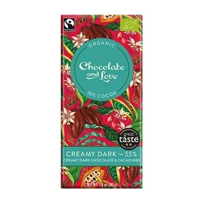 Chocolate and Love Creamy Dark 55%  - 80 g.
