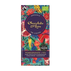 Chocolate and Love Pomegranate 70%  - 80 g.