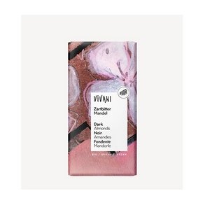 Vivani chokolade  mrk m. hele mandler - 100 g.