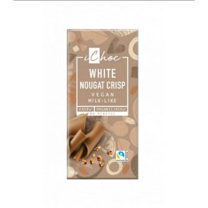 Ichoc white nougat crisp  - 80 g.