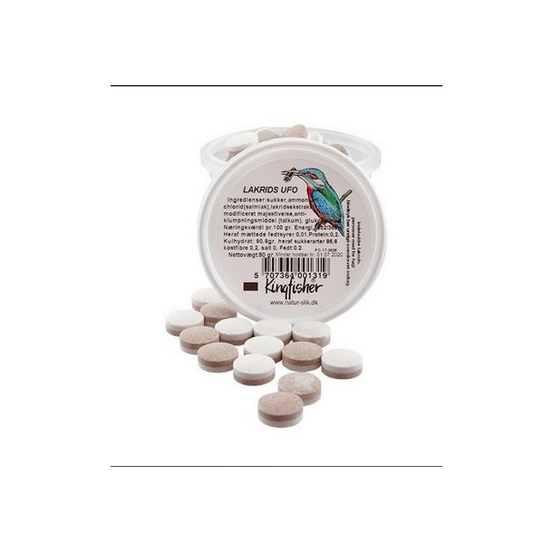 Kingfischer Lakrids UFO - 80 g.