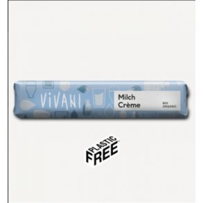 Vivani Mlke creme chokolade bar  x4 - 40 g.