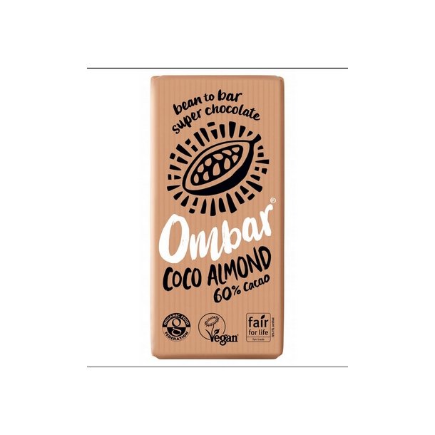 Ombar Kokos Mandel  - 70 g.
